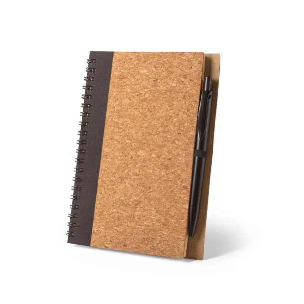 VICENTE B6 Cork Notepad Black