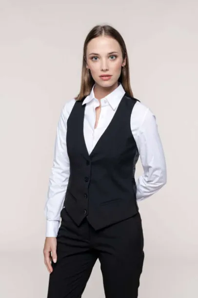  LADIES' WAISTCOAT - Kariban Black