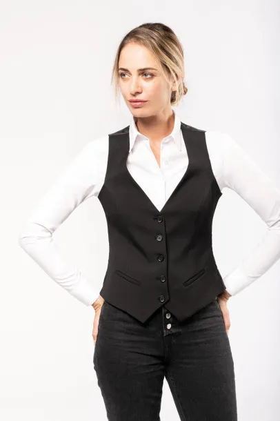  LADIES' WAISTCOAT - Kariban Black