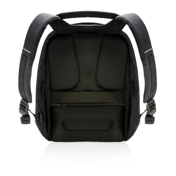 Bobby Compact anti-theft backpack Print Black White