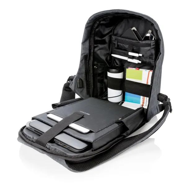 Bobby Compact anti-theft backpack Print 283 Light blue