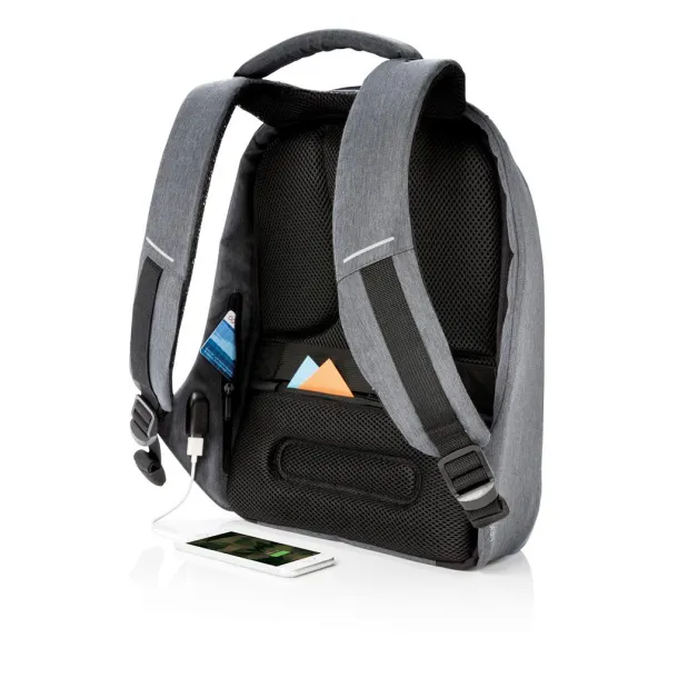 Bobby Compact anti-theft backpack Print 283 Light blue