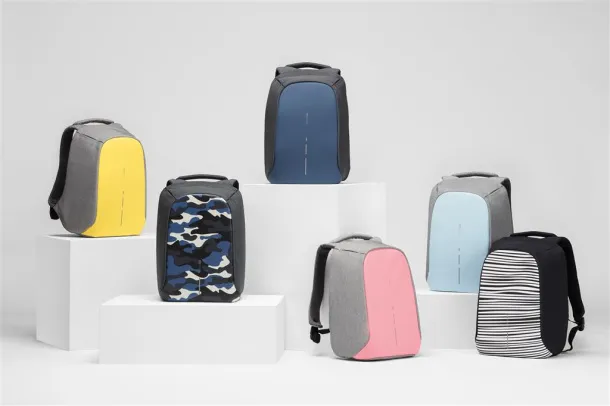 Bobby Compact anti-theft backpack Print 283 Light blue
