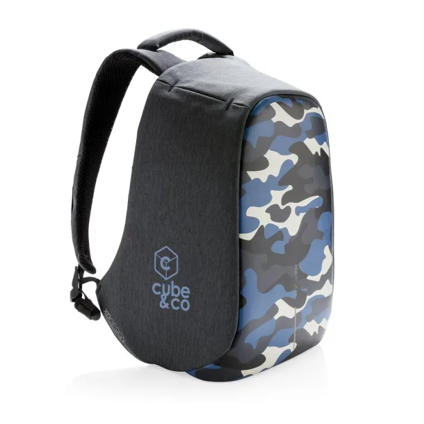 Bobby Compact anti-theft backpack Print 283 Light blue