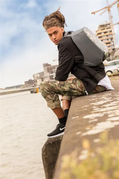 Bobby Compact anti-theft backpack Print Camo Green