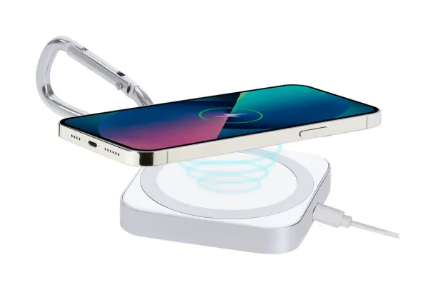 Hidmon magnetic wireless charger White