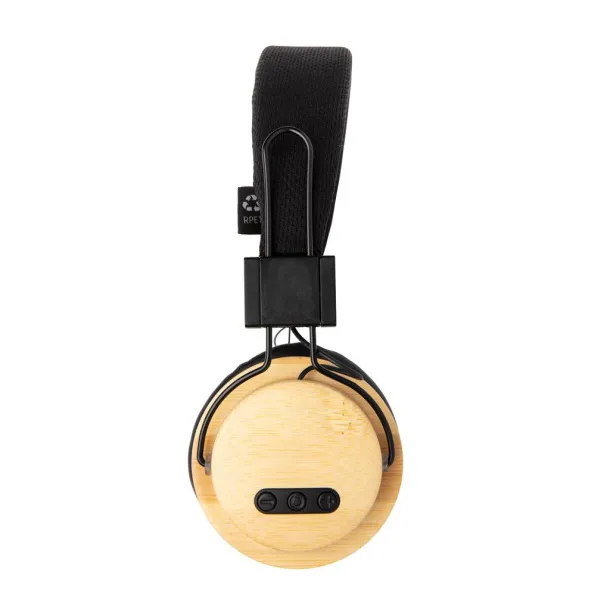  Bamboo wireless headphone - XD Collection Brown Black