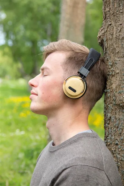  Bamboo wireless headphone - XD Collection Brown Black