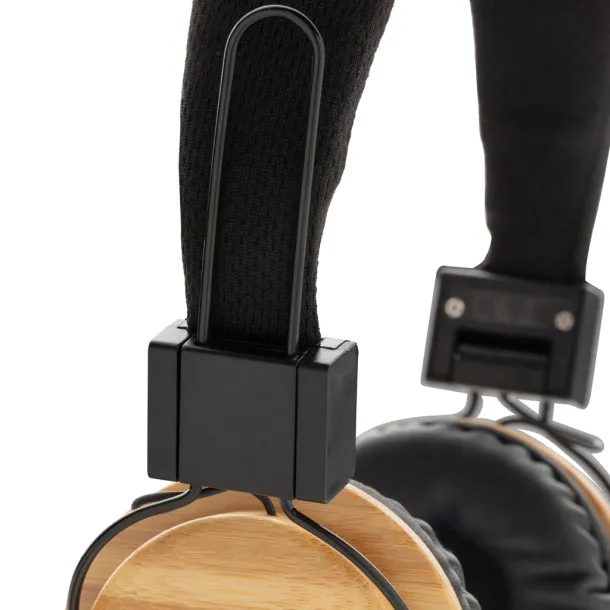  Bamboo wireless headphone - XD Collection Brown Black