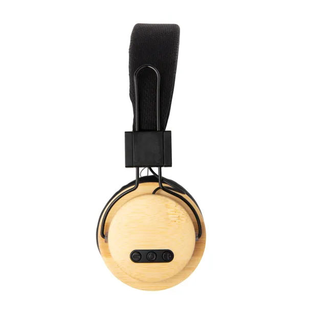  Bamboo wireless headphone - XD Collection Brown Black