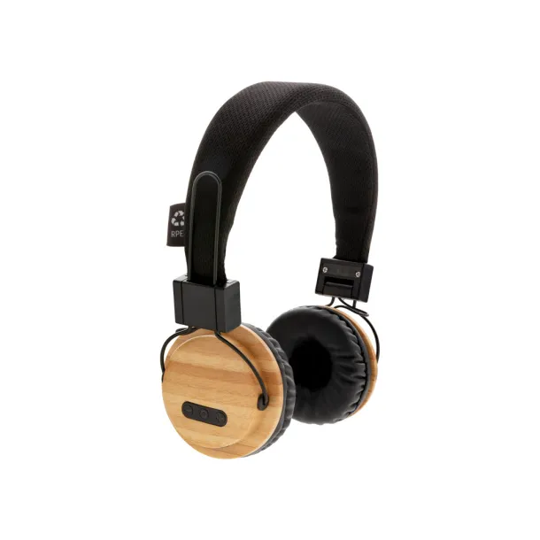  Bamboo wireless headphone - XD Collection Brown Black