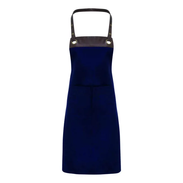  'ESPRESSO' BIB APRON - Premier Navy Brown