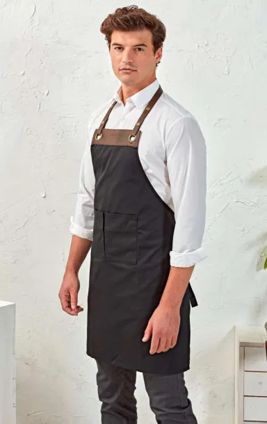  'ESPRESSO' BIB APRON - Premier Black Brown