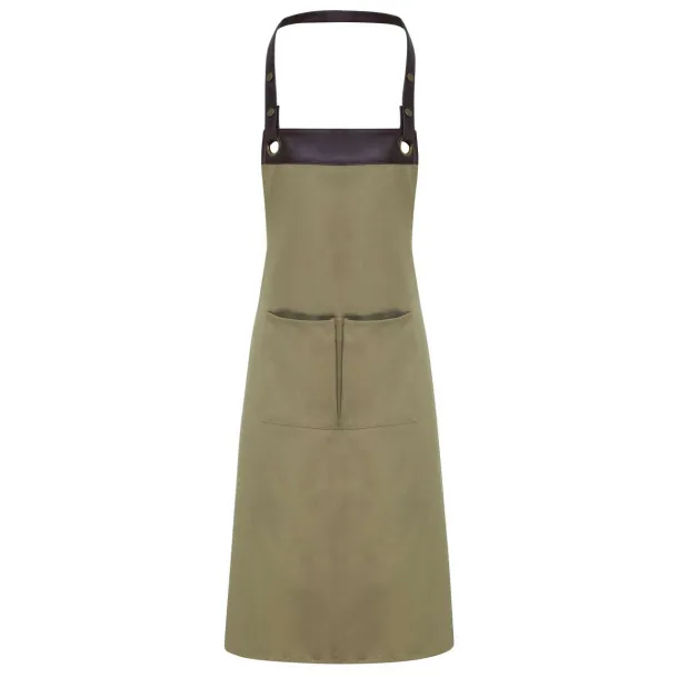  'ESPRESSO' BIB APRON - Premier Khaki Brown