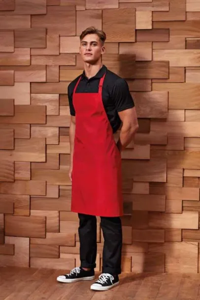  WATERPROOF BIB APRON - Premier Red