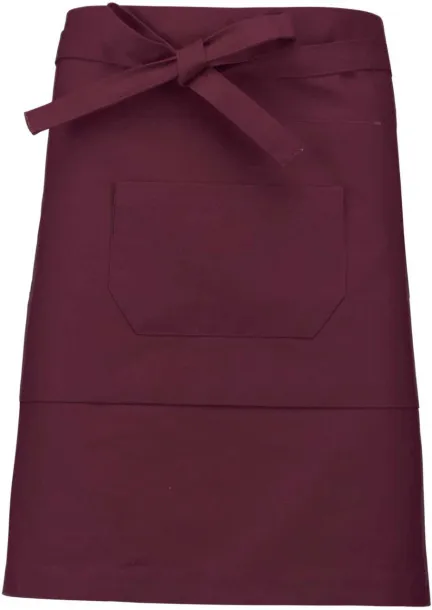  POLYCOTTON MID-LENGTH APRON - Kariban Wine