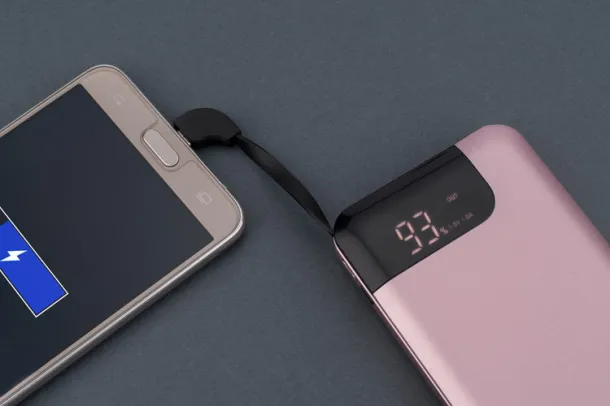 DIGITAL prijenosna baterija, 10 000 mAh Roza