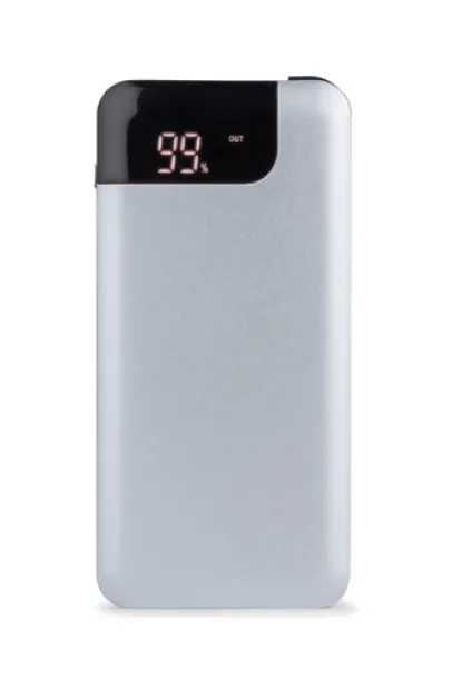 DIGITAL prijenosna baterija, 10 000 mAh Siva