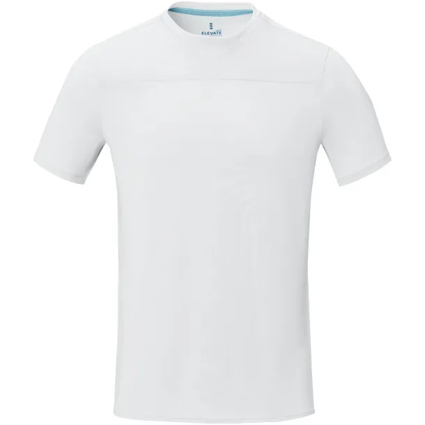 Borax short sleeve men's GRS recycled cool fit t-shirt - Elevate NXT White