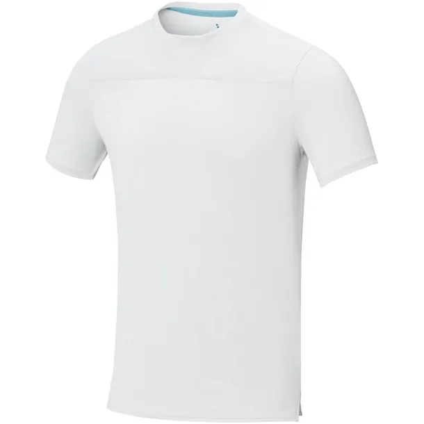 Borax short sleeve men's GRS recycled cool fit t-shirt - Elevate NXT White