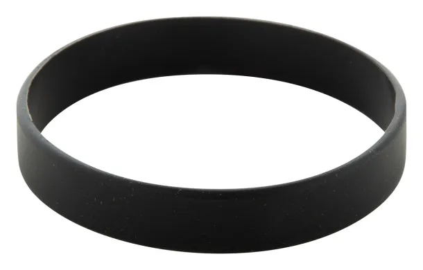 Wristy silicone wristband Black