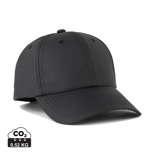  VINGA Baltimore AWARE™ recycled PET cap - Vinga Crna