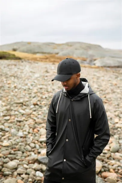  VINGA Baltimore AWARE™ recycled PET cap - Vinga Crna