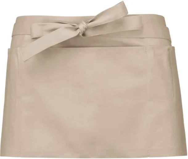  POLYCOTTON SHORT APRON - Kariban Beige