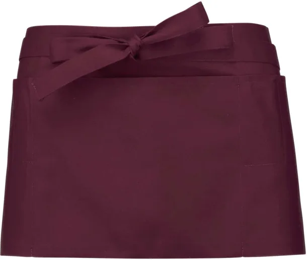  POLYCOTTON SHORT APRON - Kariban Wine