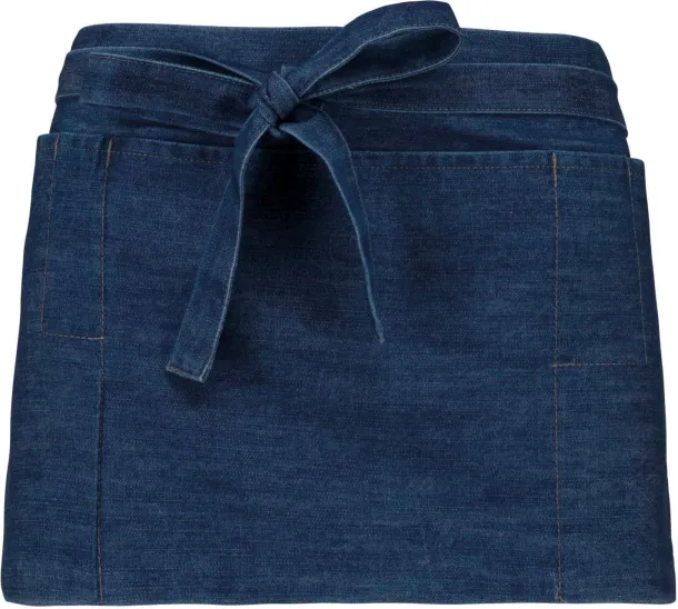  POLYCOTTON SHORT APRON - Kariban Denim