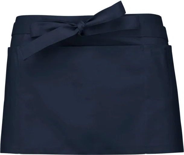  POLYCOTTON SHORT APRON - Kariban Navy