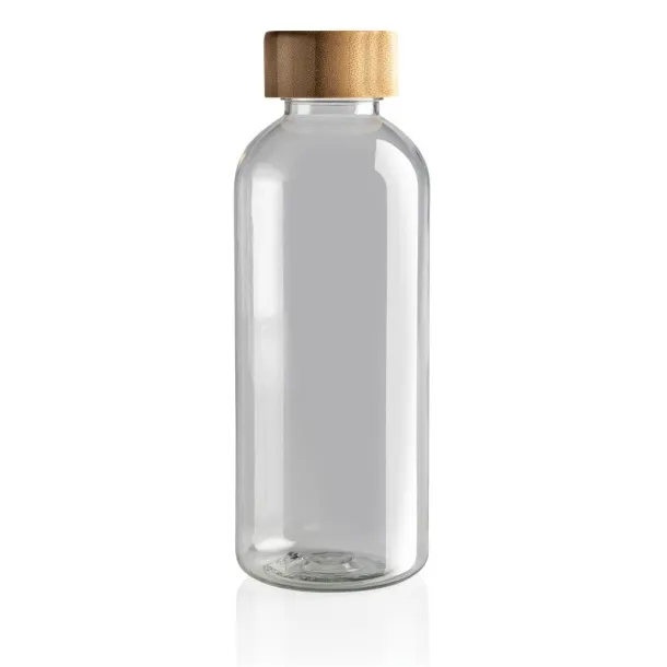  GRS RPET boca s FSC čepom od bambusa, 660ml - XD Collection Prozirno