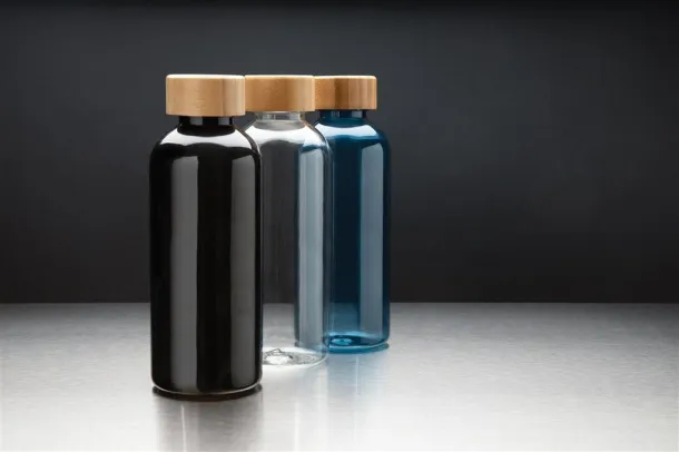  GRS RPET bottle with FSC bamboo lid - XD Collection Transparent 