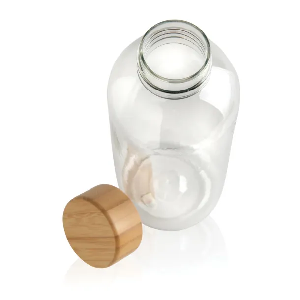  GRS RPET boca s FSC čepom od bambusa, 660ml - XD Collection Prozirno