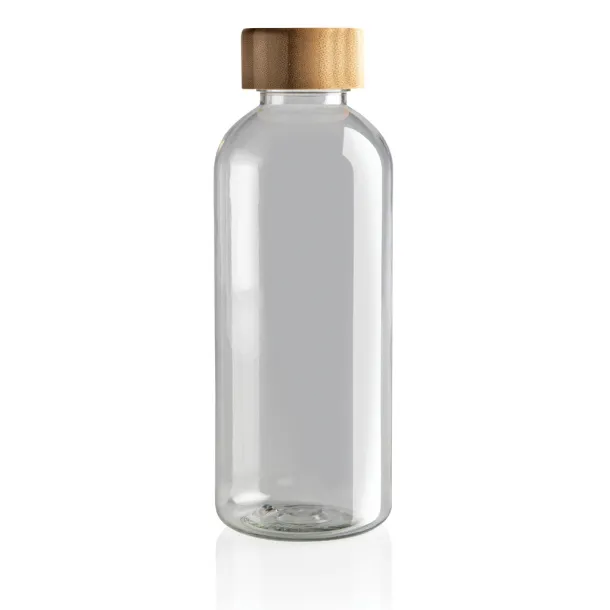  GRS RPET boca s FSC čepom od bambusa, 660ml - XD Collection Prozirno