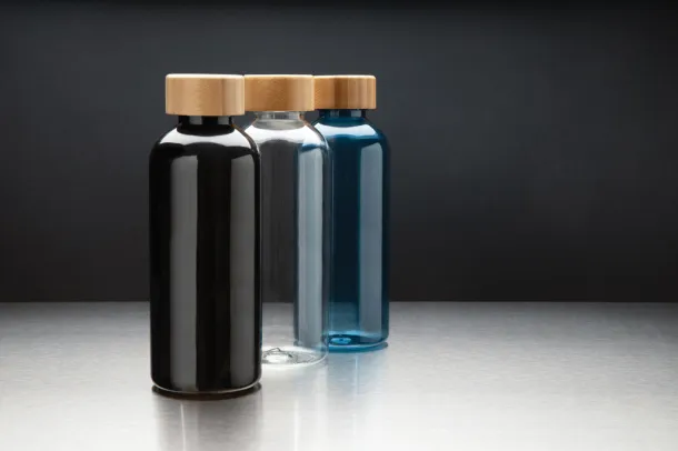  GRS RPET bottle with FSC bamboo lid - XD Collection Transparent 