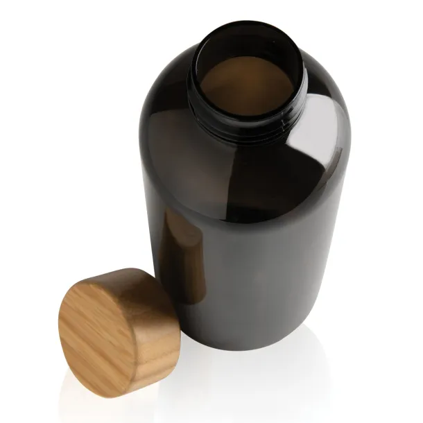  GRS RPET boca s FSC čepom od bambusa, 660ml - XD Collection Crna