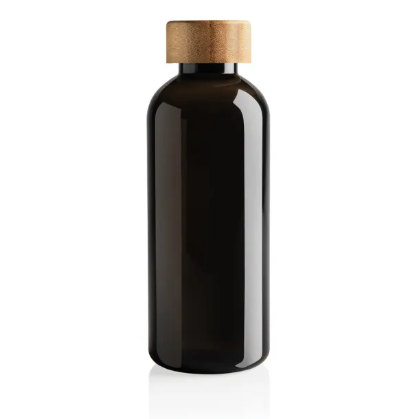  GRS RPET boca s FSC čepom od bambusa, 660ml - XD Collection Crna
