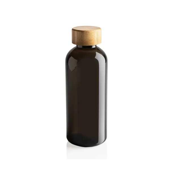  GRS RPET boca s FSC čepom od bambusa, 660ml - XD Collection Crna
