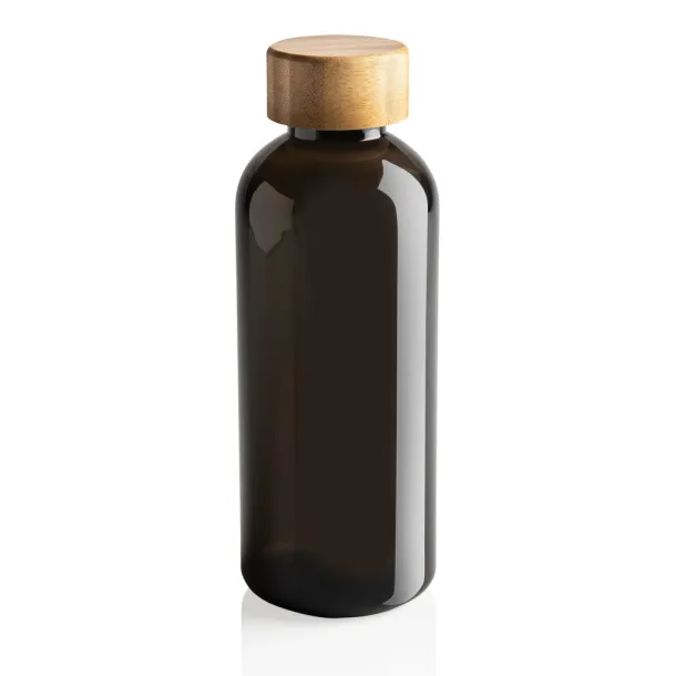  GRS RPET boca s FSC čepom od bambusa, 660ml - XD Collection Crna