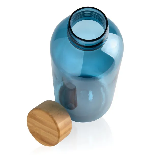  GRS RPET bottle with FSC bamboo lid - XD Collection blue 