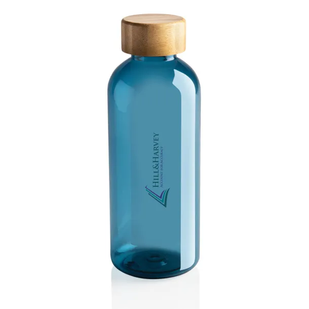  GRS RPET bottle with FSC bamboo lid - XD Collection blue 