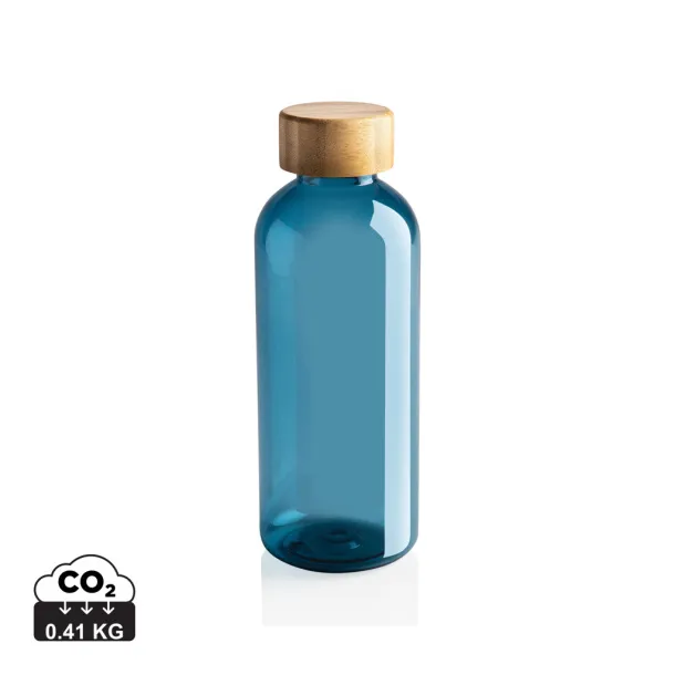  GRS RPET bottle with FSC bamboo lid - XD Collection blue 