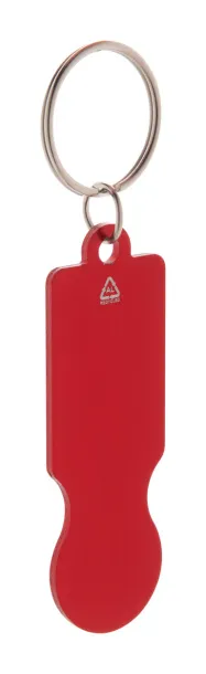 RaluCart trolley coin keyring Red