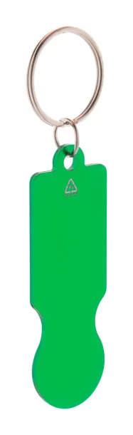 RaluCart trolley coin keyring Green