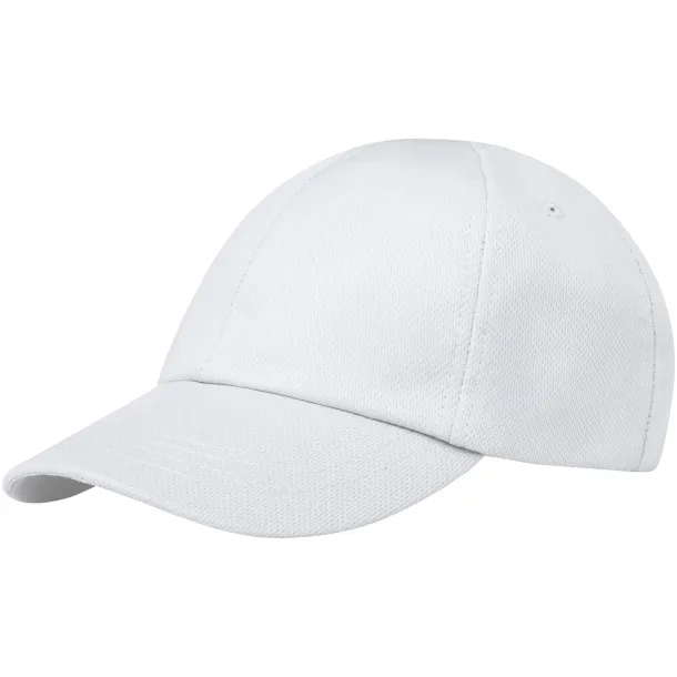 Cerus 6 panel cool fit cap - Elevate Essentials White