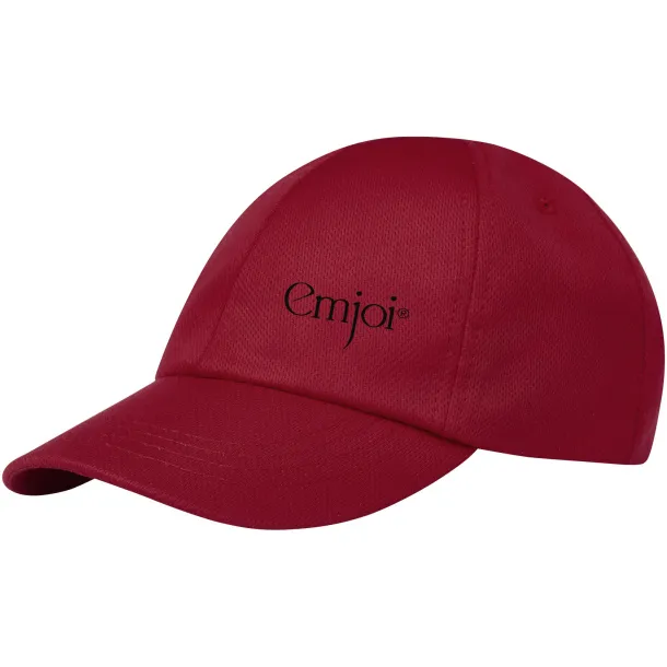 Cerus 6 panel cool fit cap - Elevate Essentials Red