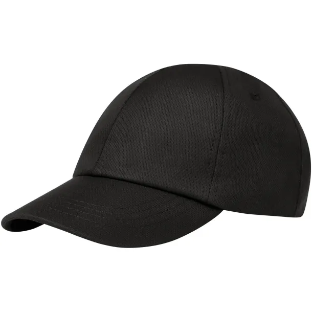 Cerus 6 panel cool fit cap - Elevate Essentials Crna