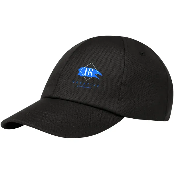 Cerus Cool fit šilterica - 6 panela - Elevate Essentials Crna