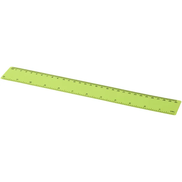 Rothko 30 cm plastic ruler - PF Manufactured Lime